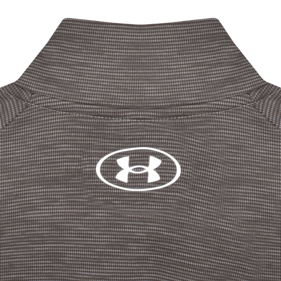 Grey under armour half zip hotsell